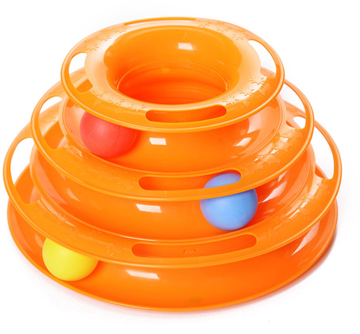 PETFUN - CatPlay - Katten Speelgoed - Interactief - Balspel - Toren