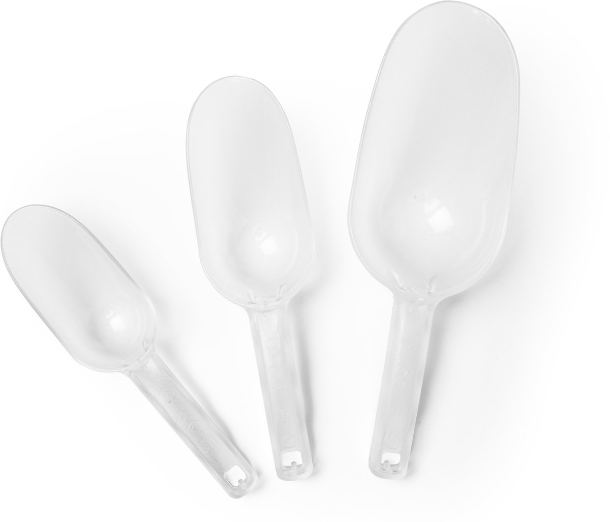 TopWosk - Kunststof Spatel Set - Drie Maten - Ergonomische Handgreep - PP Materiaal