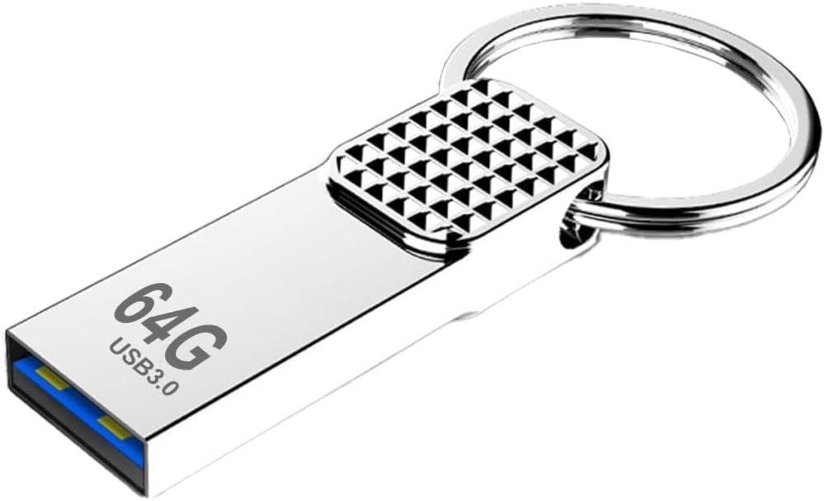 USB-stick - Flashdrive USB - Gegevens Opslaan - Hoge Snelheid - 2 TB Opslag - Zilver