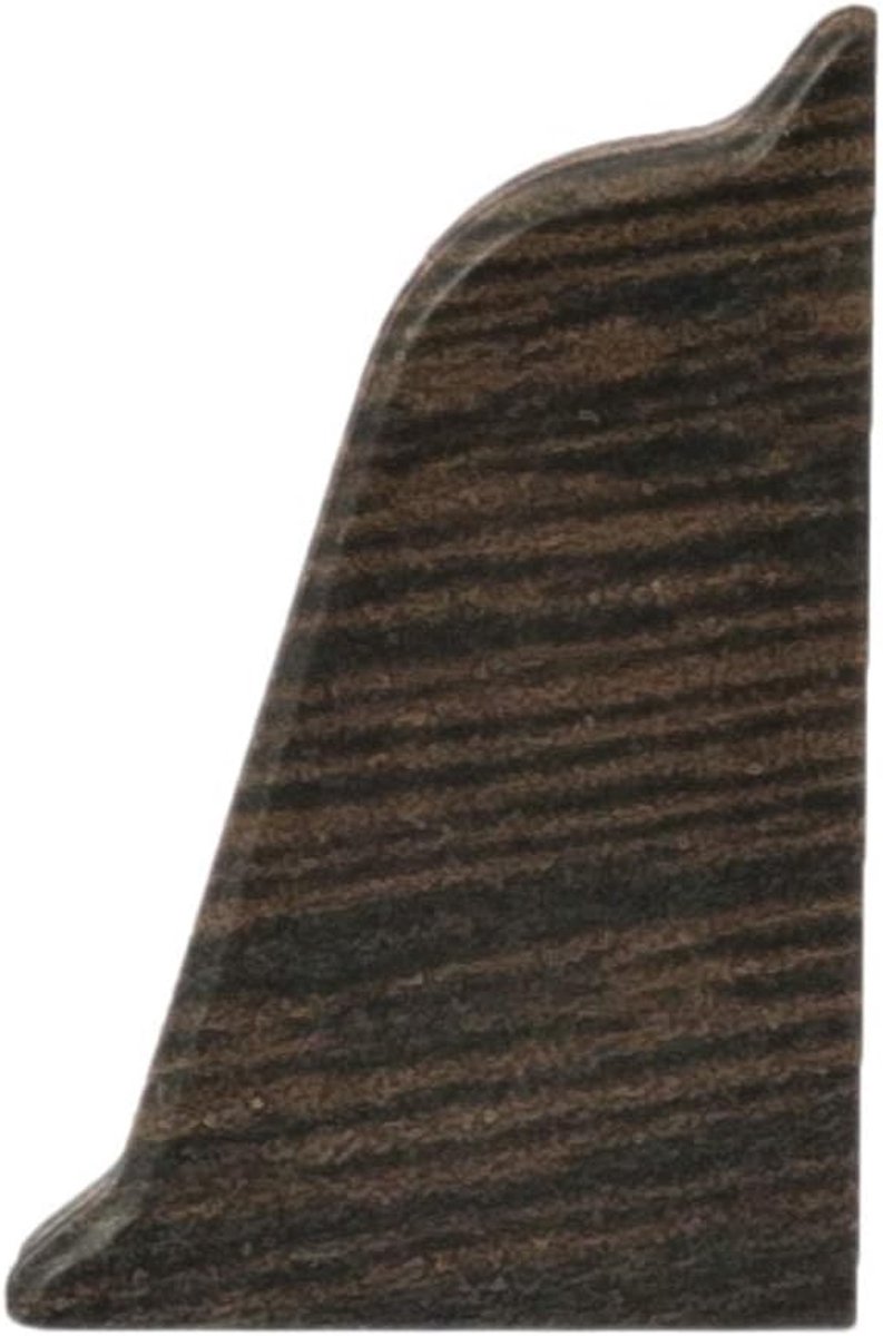 Hoekprofiel Eindstuk - Keukenstrip Afdekprofiel - Werkblad Afwerken - Rechte Hoek Montage - 38 x 25 mm - Wenge