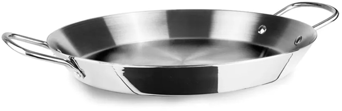 Ibili 5ply Element Paellapan 34 Cm Zilver