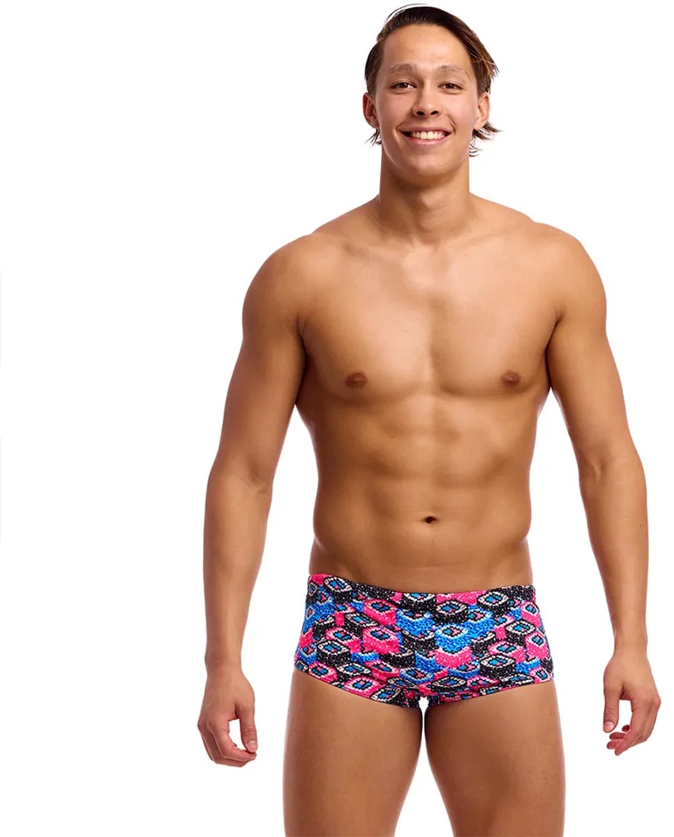 Funky Trunks Sidewinder Trunks Zwemboxer Blauw AUS 36 Man