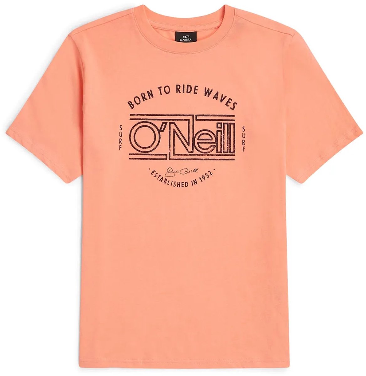 O´neill Muir T-shirt Met Korte Mouwen 5-6 Years Jongen Funky Peach
