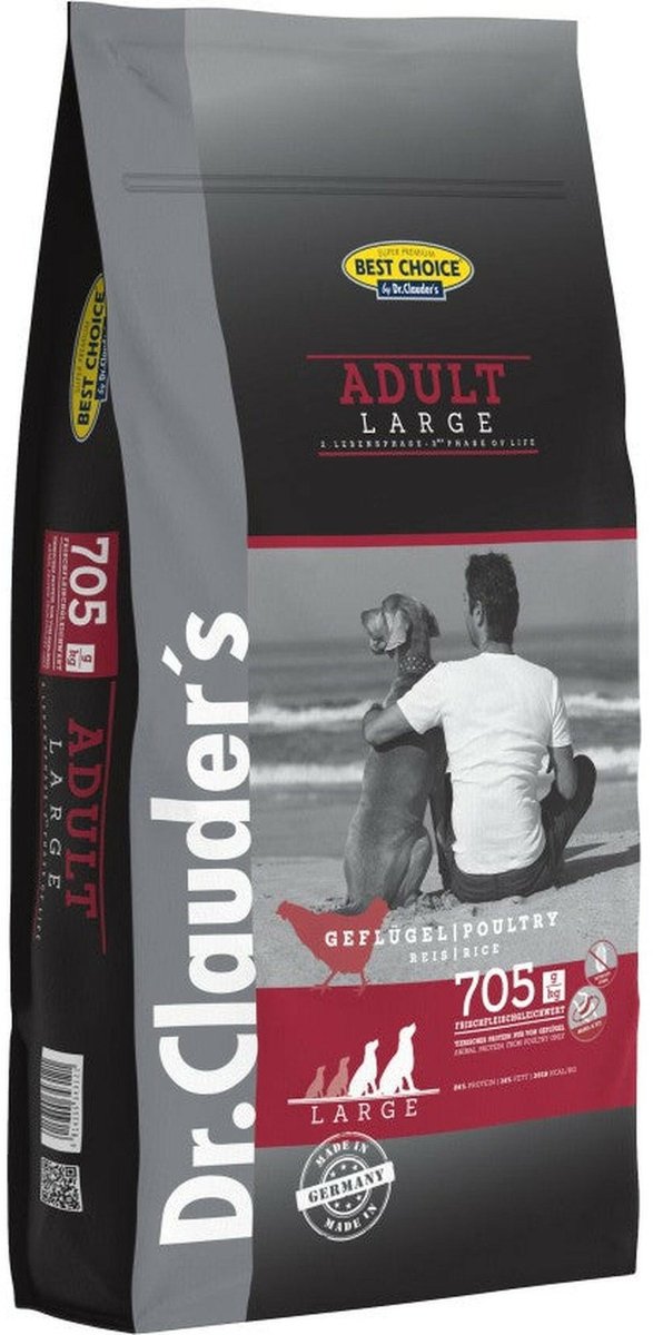 Best Choice hondenbrokken Hond Volwassen Groot Ras - 4 kg Hondenvoer Adult Large
