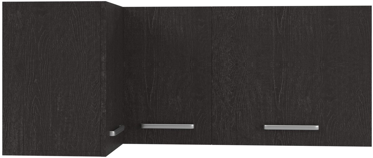 Wasophoogte® Keukenkast - Bovenkast keuken - Module O13 - 1300(D)*700(B)*530(H) mm - Zwart