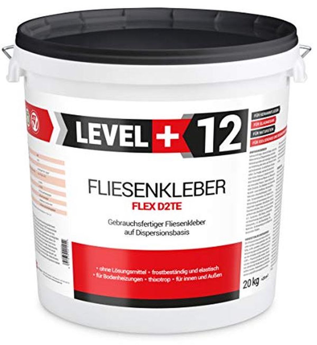 20 kg flexibele tegellijm voor binnen en buiten - witte dispersielijm voor tegels