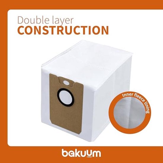 Premium stofzuigerzakken voor robotstofzuigers - hoge filtratie en lange levensduur - 4 stuks