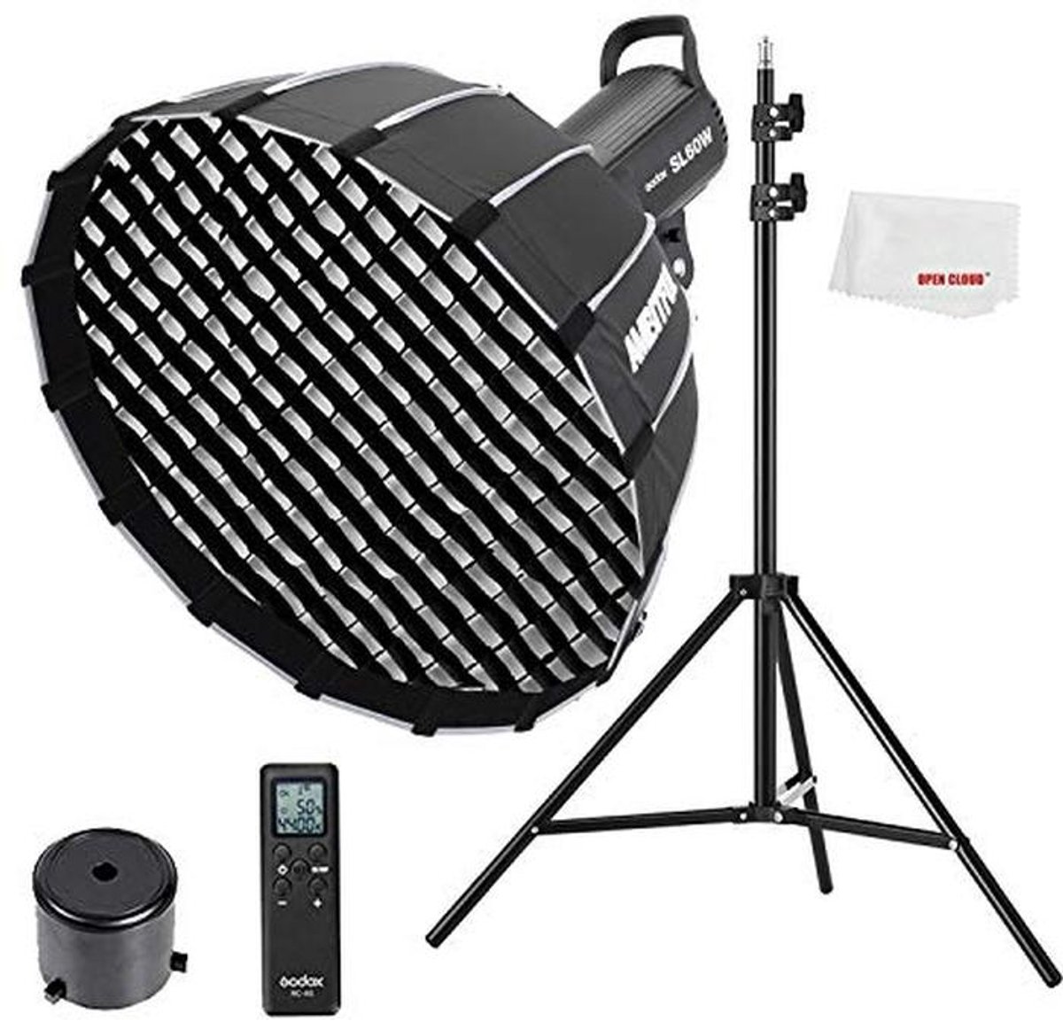 LED Video Light met P60 Softbox en Statief voor Professionele Fotografie