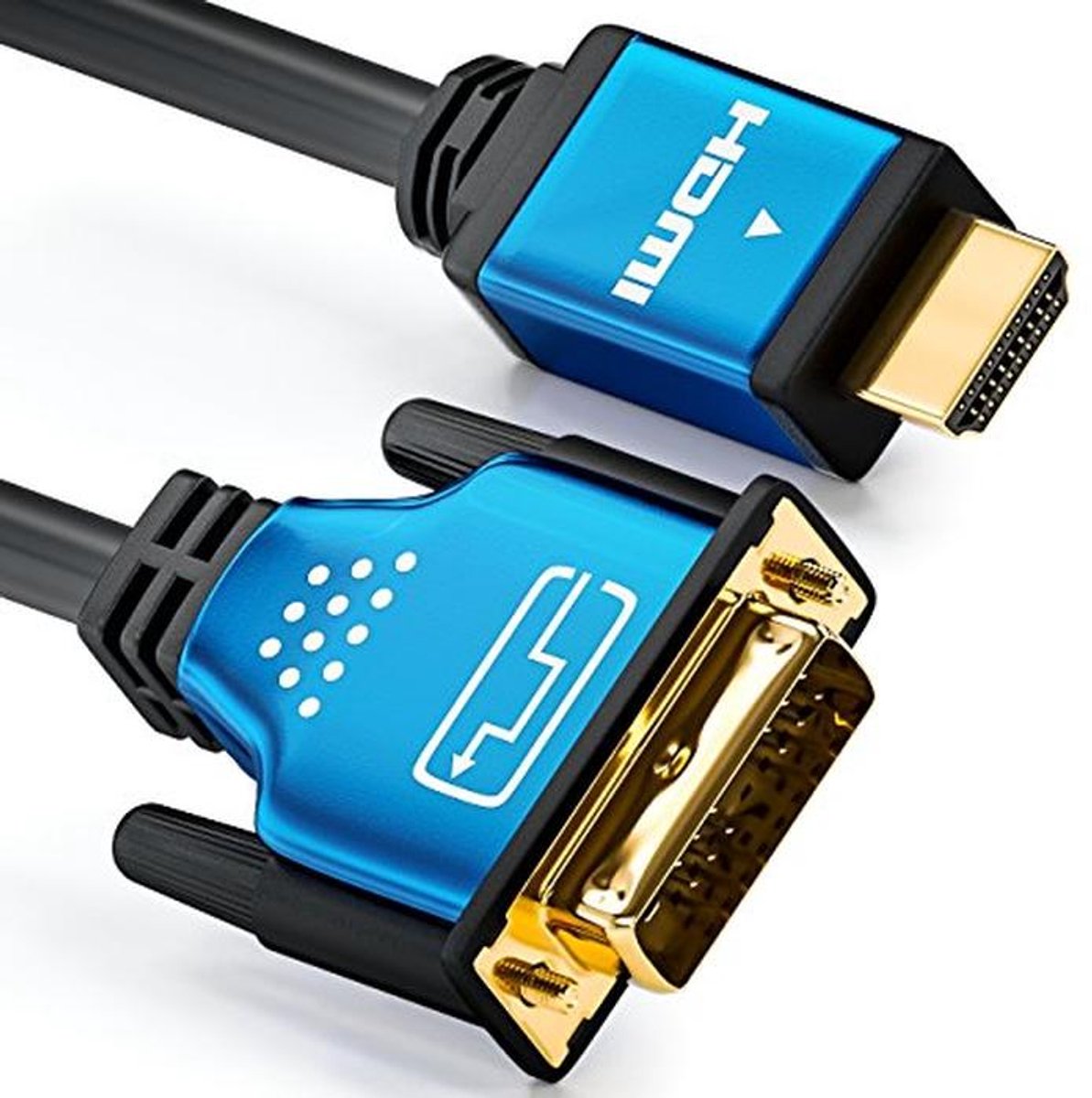 HDMI naar DVI Kabel 5m - Hoge Snelheid 1080p Full HD Connectiviteit