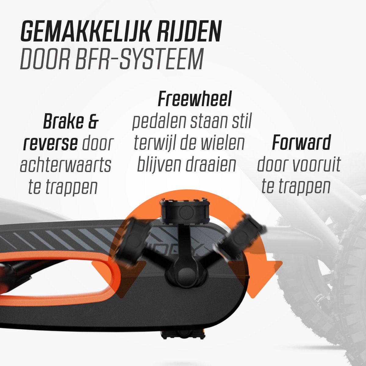BERG Buddy Cross Black Skelter - 3+ Jaar - All Terrain Luchtbanden - Verstelbare Stoel - Vrijloopautomaat - Zwart — afbeelding 3