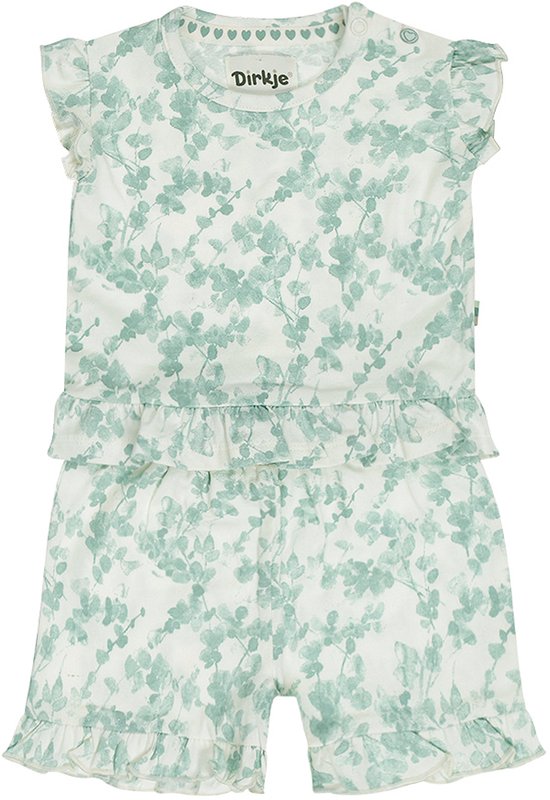 Dirkje Meisjes Kledingset - Off-white
