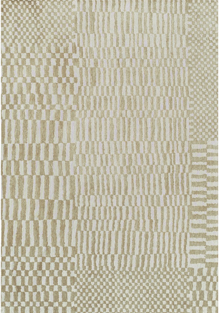 Wasbaar Binnen & Buiten Vloerkleed - 140 x 200 cm - Louis De Poortere Berber Caravane - Laagpolig Tapijt - Gerecycled PET - Made in Belgium - Circulair