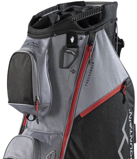 Sun Mountain Forerunner Cartbag - Zwart Grijs Rood van Merkloos — afbeelding 4