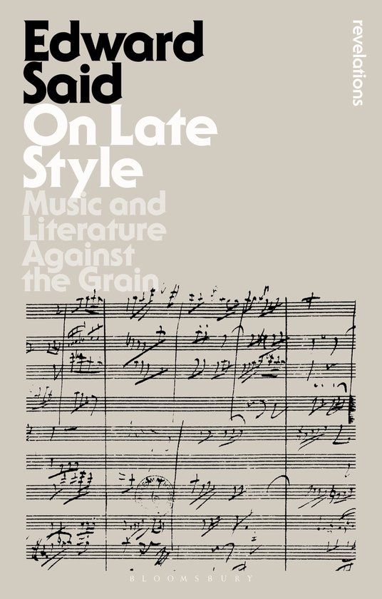 Bloomsbury Revelations - On Late Style - cover