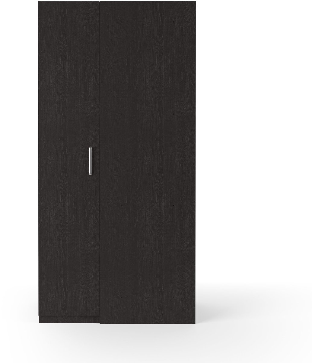 Wasophoogte® Opbergkast - Zijkast voor wasmachine kast - Module M2 - 700(D)*1150(B)*2350(H) mm - Zwart