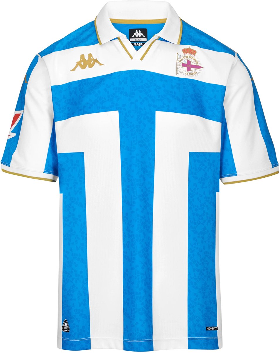 Deportivo La Coruña Thuisshirt 2026 - Spaans Voetbalshirt - Deportivo La Coruña - Kappa - Maat M - Globalsoccershop