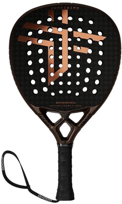Oxdog Hyper Tour X 2.0 2026 Padelracket - Midden balans - 365 Gram - 38mm - 8K HES-Carbon