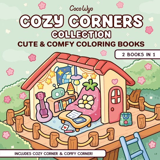 Cozy Spaces Coloring- Cozy Corners Collection - cover