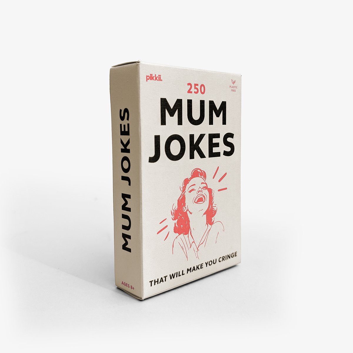 pikkii Mum Jokes – Grappige Moppenkaarten | Kaartspel, Partyspel & Origineel Cadeau voor Moeders 11.1 x 7.4 x 2.3 cm 126gr
