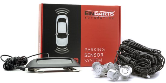 Einparts Parkeersysteem Met 8 Sensoren Voor Auto's, Inclusief Besturingseenheid En Installatie.
