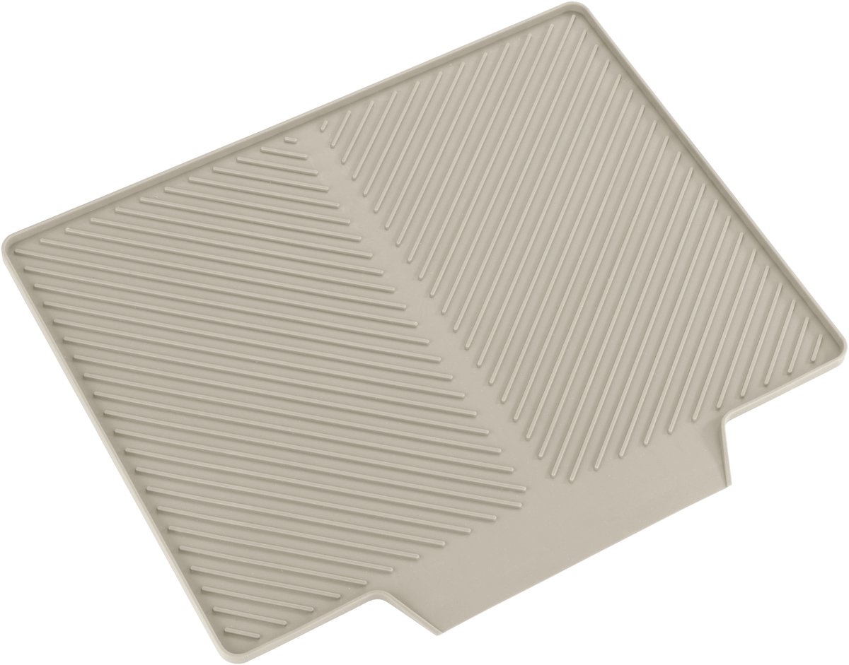 WENKO Afdruipmat Nelia 40x34cm beige kunststof - Afwas Droogmat