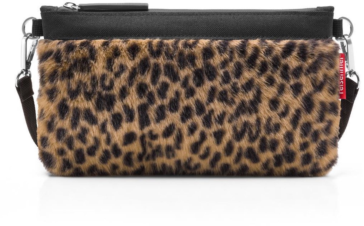 Reisenthel Mini Pouch Kleine Handtas - Clutch - 1L - Leo Fake Fur Bruin