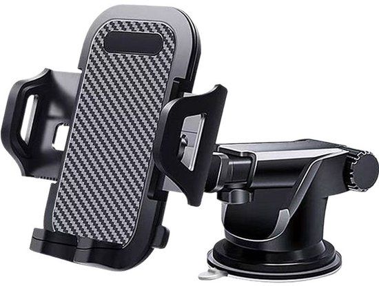 Autotelefoonhouder, 3-in-1 autotelefoonhouder, universele telefoonhouder, geschikt voor autodashboard, voorruit en ventilatieroosters, autoaccessoire.