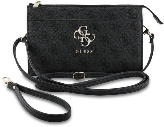 Guess Étui téléphone - Sac bandoulière - Série 4G - Léger - Zwart