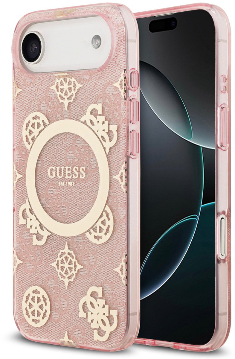 Guess Telefoonhoesje voor iPhone 17 Air - MagSafe geschikt - Roze