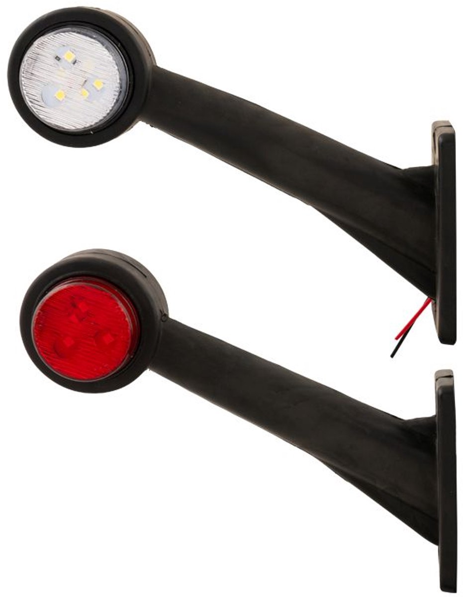 LED breedtelampen set 45 graden L+R - TRAILERGEAR