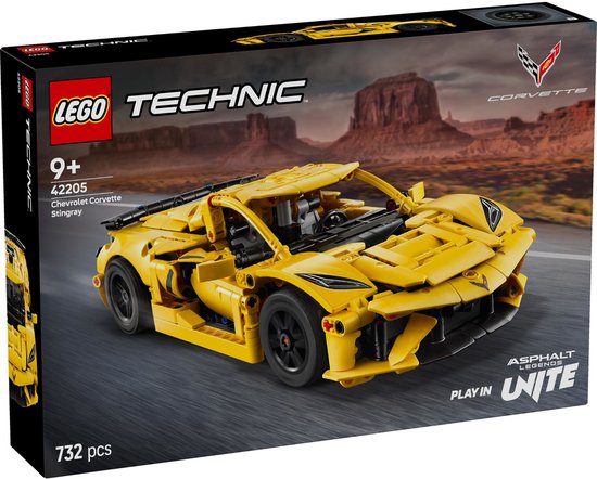 LEGO Technic Maart 2025 Sets LEGO Technic 42205 Chevrolet Corvette Stingray