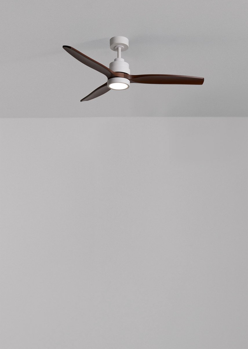 CREATE - Stille plafondventilator van 40 W met technische ABS-bladen, verkrijgbaar in verschillende maten - M - Met licht- WIFI - WIND STYLANCE – foto 3