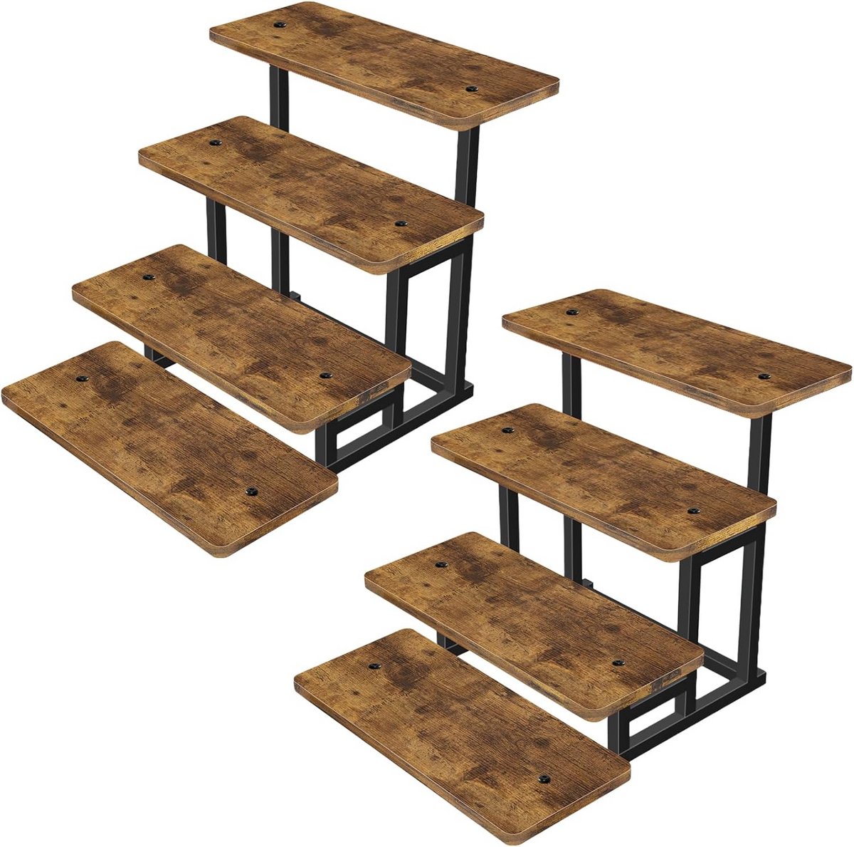 Taartstandaard 4 Lagen - Dessert Toren - Feestelijke Presentatie - Set van Twee - 43 x 31 cm