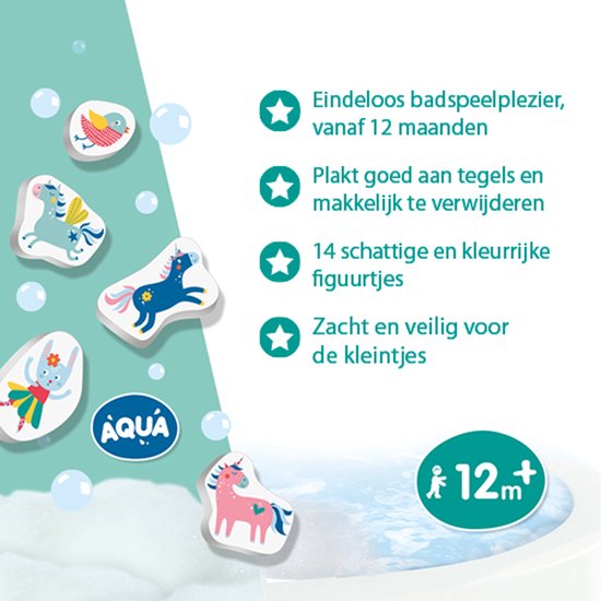 SES - Tiny Talents - Badspeelgoed - Bad sprookjesfiguren - veilig voor kinderen - Speelgoed 1 jaar van SES — afbeelding 2