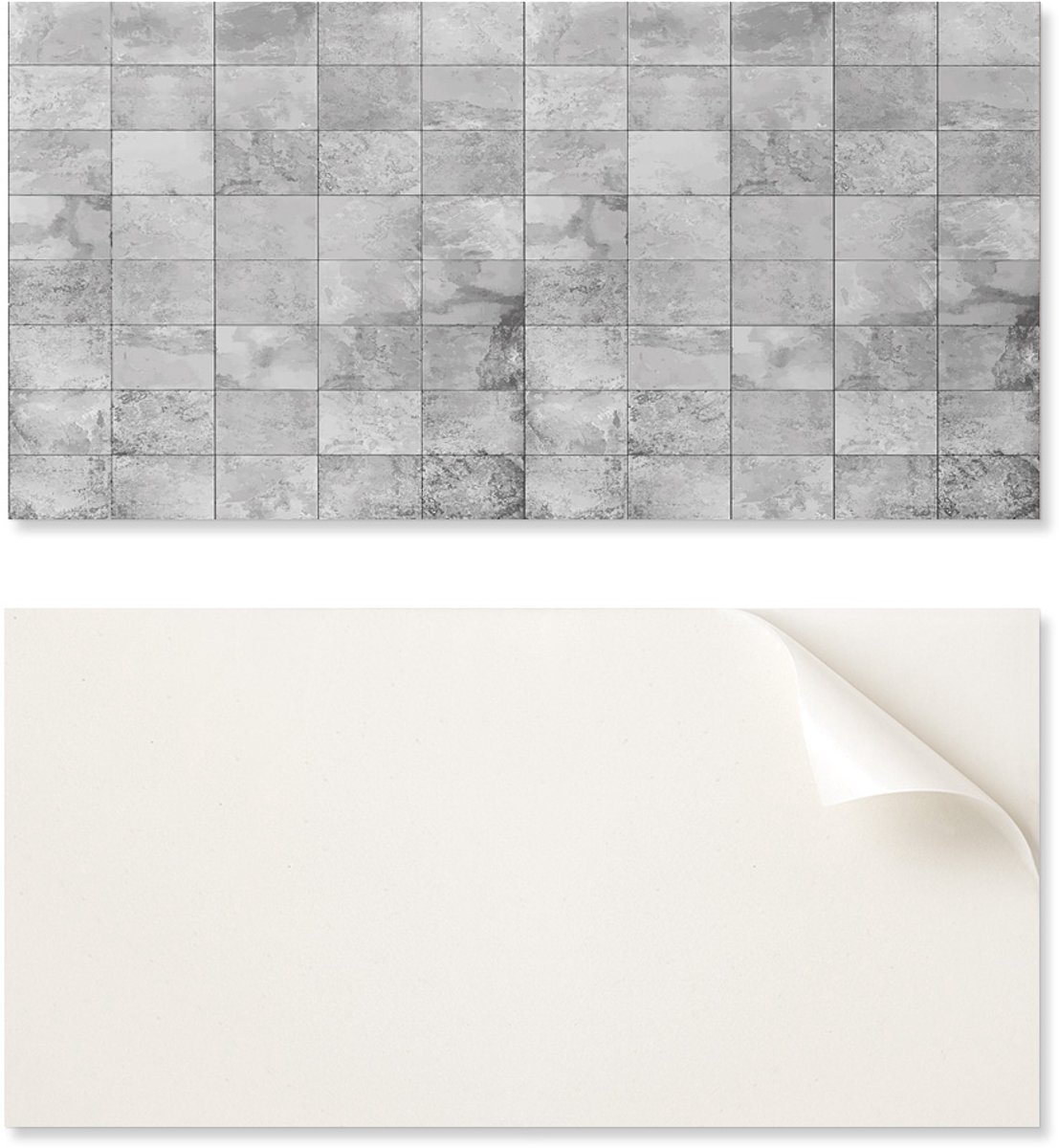 Vinyl wandtegels voor moderne interieurdecoratie, steenmotief, 10x40x20 cm