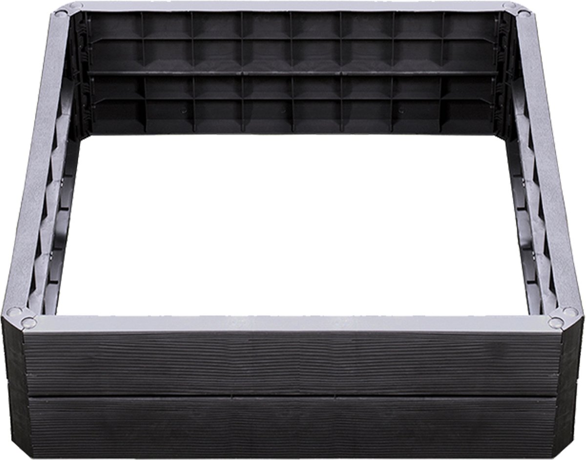 GARANTIA ERGO QUADRO L verhoogd tuinbed Wood 4 panelen incl. verbinders