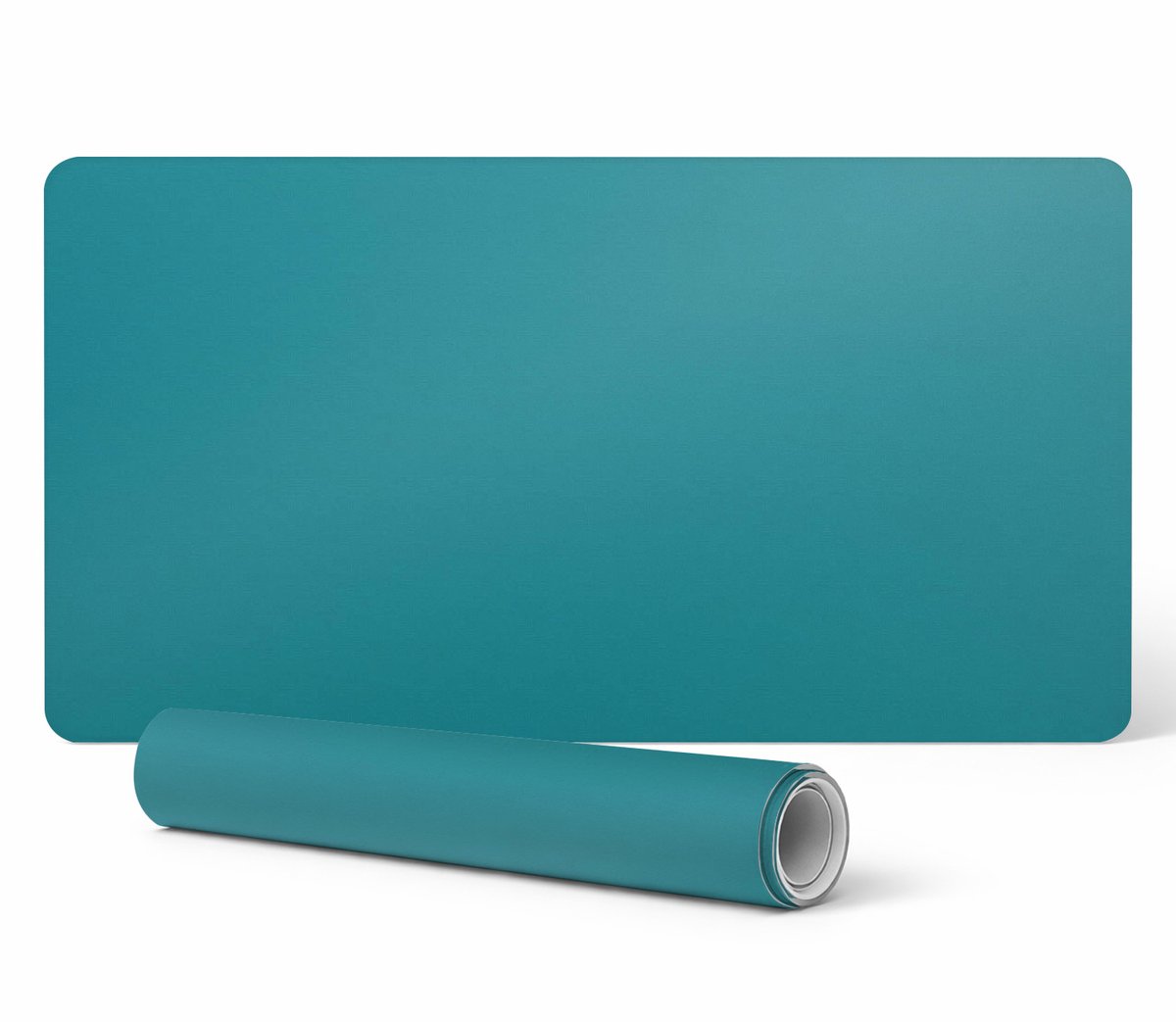 Gaming beschermmat voor toetsenbord en muis, turquoise kleur, 120x60 cm