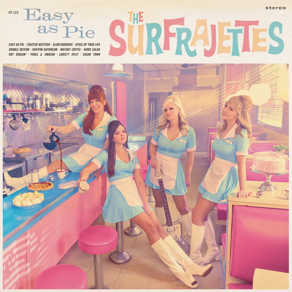 The Surfrajettes - Easy As Pie (LP) (Coloured Vinyl)