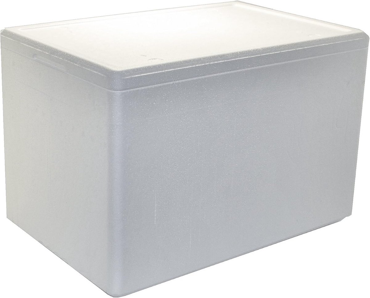 Thermische piepschuimbox 59,5x39,5x36 cm - 53,7 liter isolatie voor vervoer en opslag