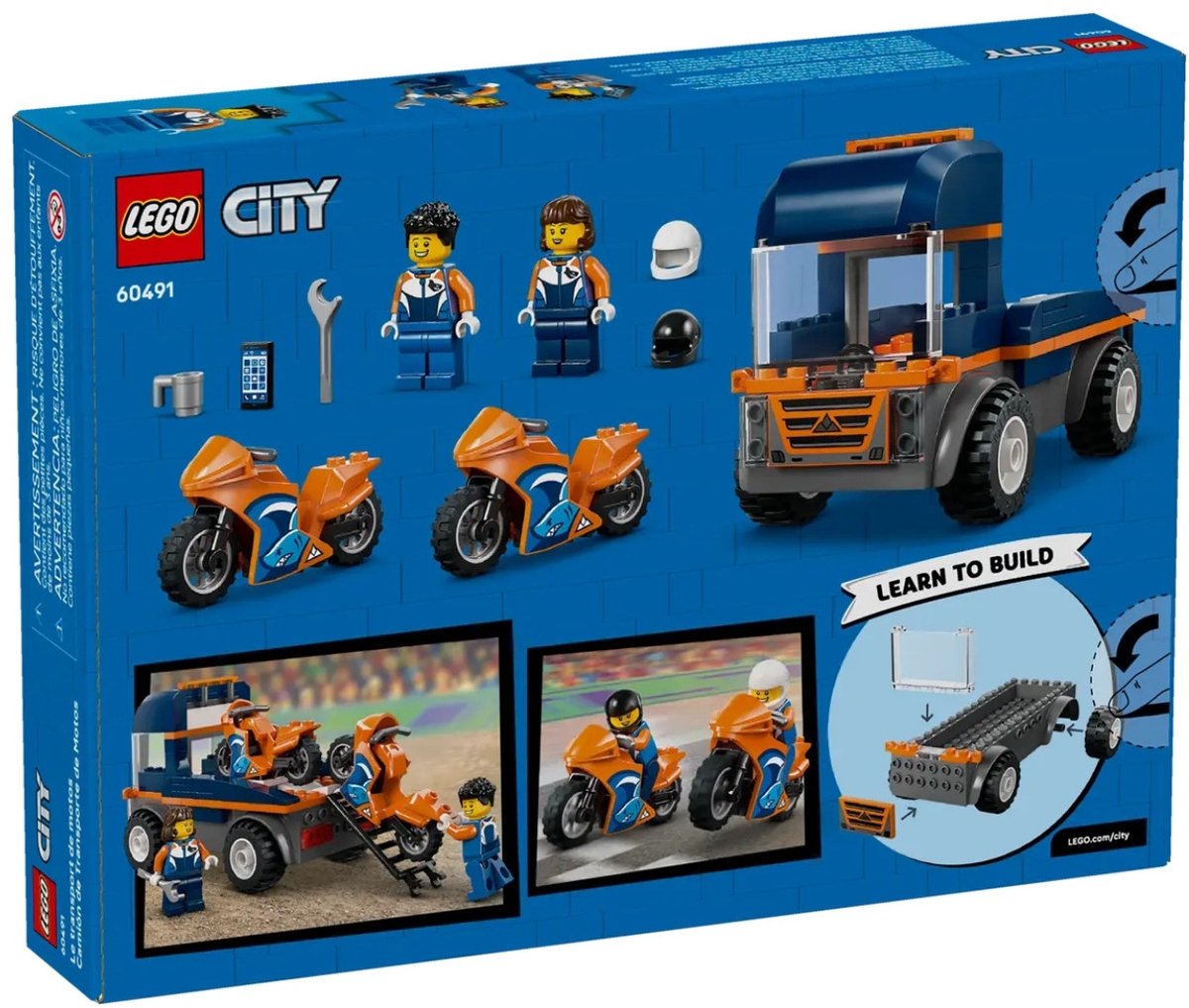 LEGO City - Great Vehicles - Transportwagen Voor Motoren — afbeelding 15