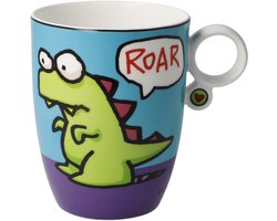 Goebel - Ed Heck | Koffie / Thee Mok Roar | Beker - porselein - 400ml - 2 stuks