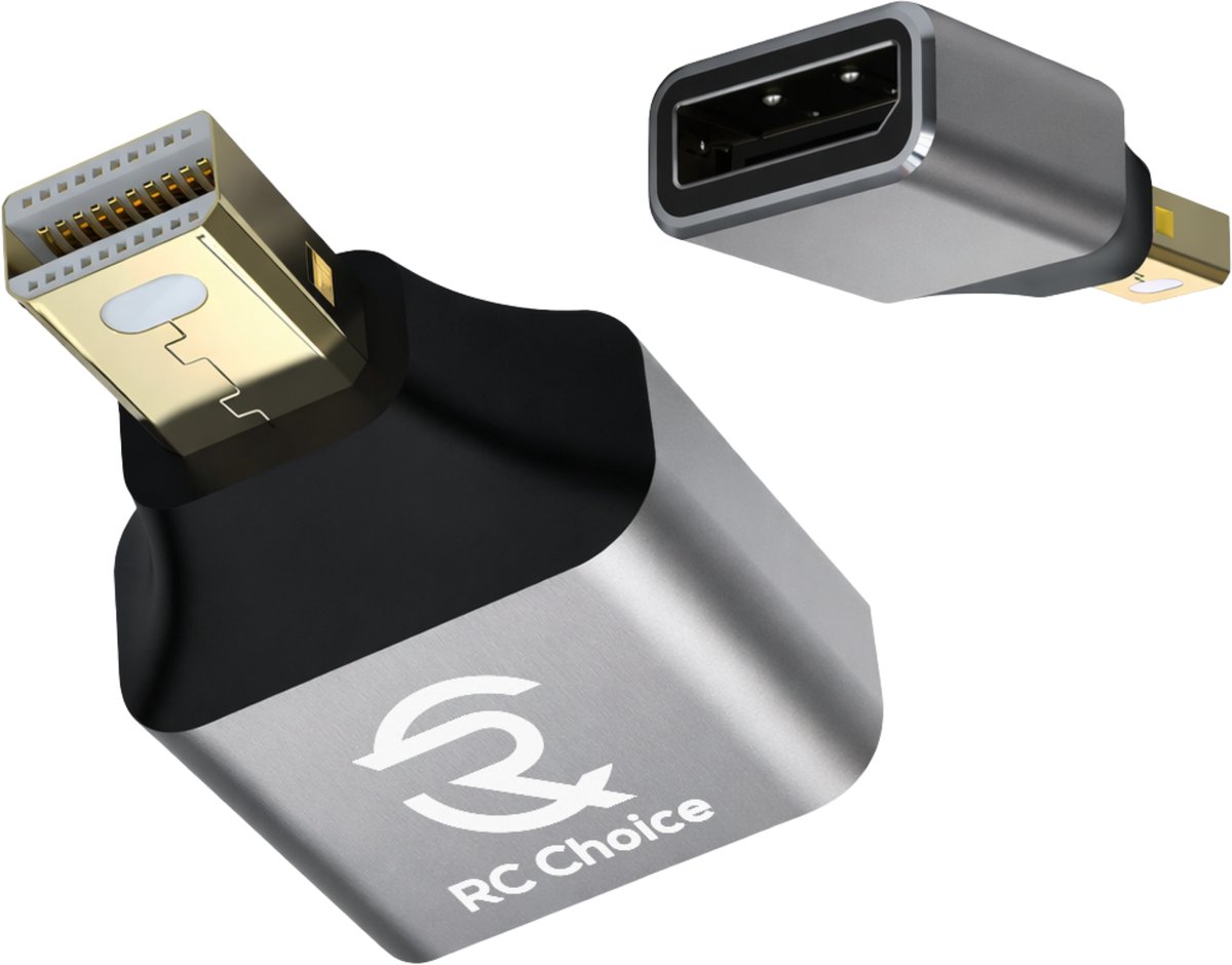 Mini DisplayPort naar DisplayPort Adapter - 4K 60Hz - Aluminium