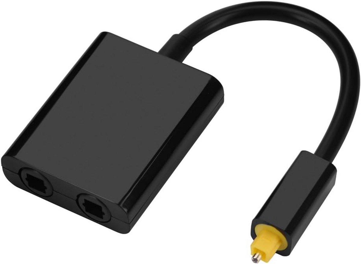 Digitale Optische Audio Splitter 1 In 2 Uit - Toslink Audioverdeler voor TV, Soundbar en Receiver