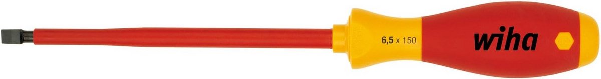 Schroevendraaier SoftFinish Electric Slot 8mm x 175mm VDE getest - Ergonomisch handvat voor elektriciens