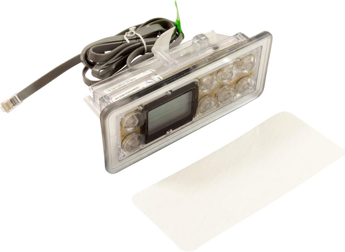 Top Bedieningspaneel voor Hottub met 8 Knoppen en LCD Scherm