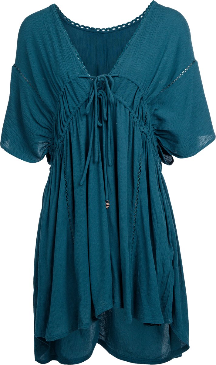Brunotti Tunessa Tuniek Mediterranea Dames Strandtuniek dames Blouse 100% Viscose XL Mediterranean