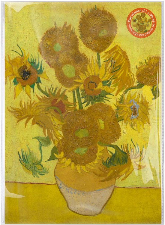 Lanzfeld Van Gogh - Poster Schilderij A4 - Zonnebloemen - Vincent van Gogh - PP Hoes