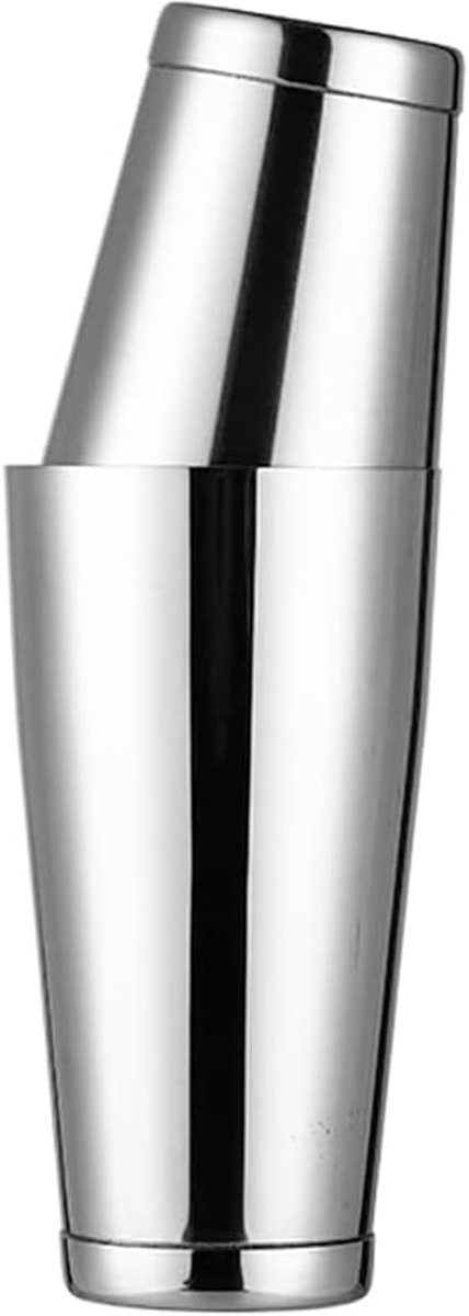 Mmgoqqt - Cocktailshaker - Boston - Zilver - Rvs - Voor Thuis En Bar Gebruik
