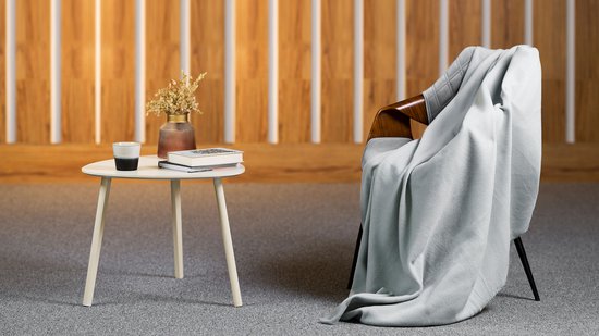 Teesa - Grijze Polarfleece Deken - 130x150 cm - Oeko-Tex 100 — afbeelding 5