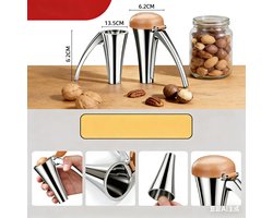 Omslag van TDR-Multifunctionele notenkraker-met deksel en antisliphandgreep- donkerblauw